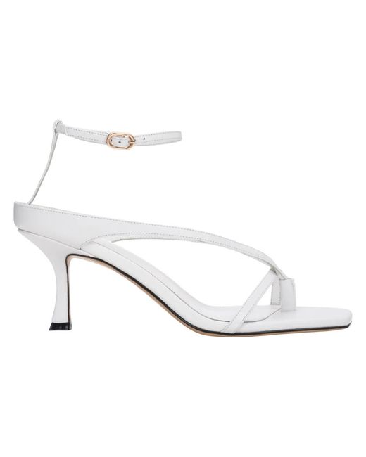 ESTRO White High Heel Sandals