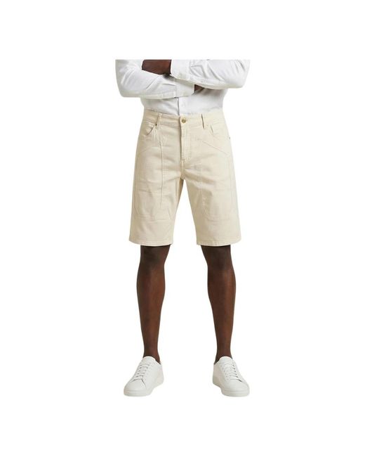 Jeckerson Natural Casual Shorts for men