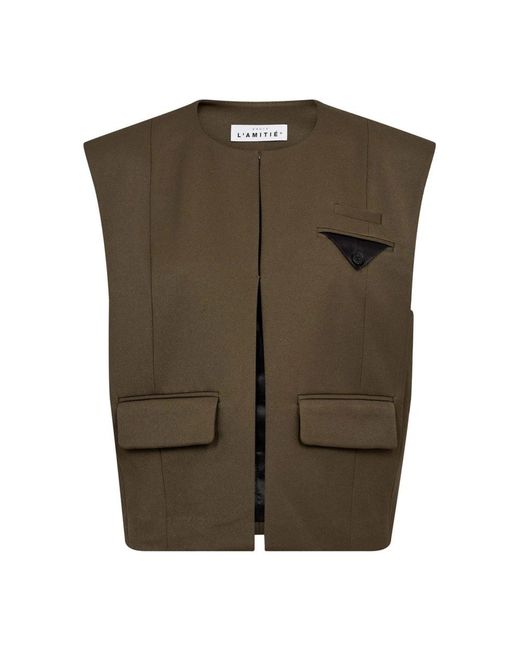 Haute L'Amitié Green Waistcoats