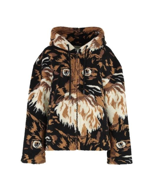 J.W. Anderson Black Faux Fur & Shearling Jackets