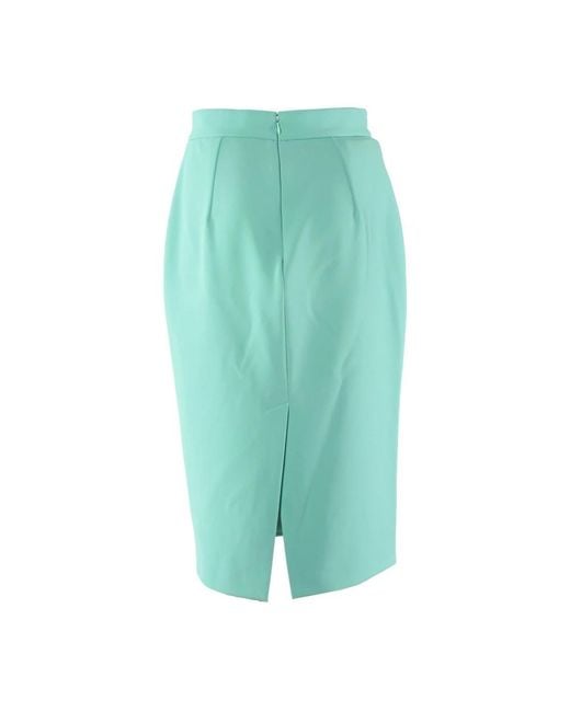 Pinko Green Midi Skirts