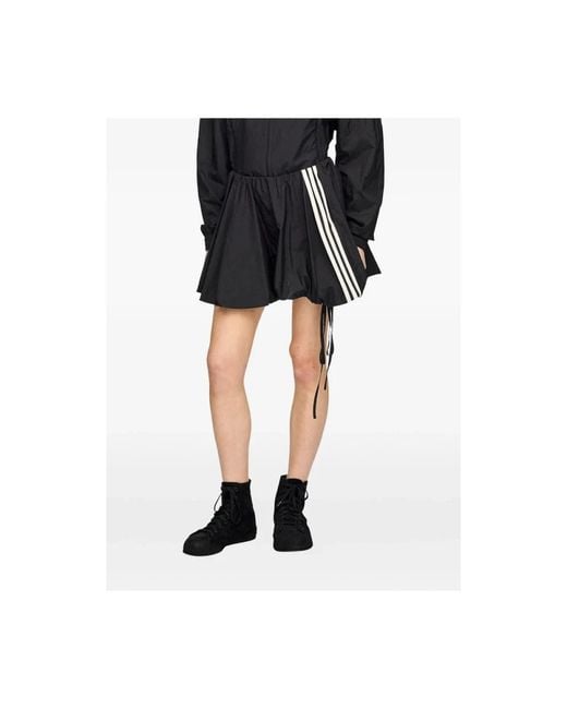 Y-3 Black Short Skirts