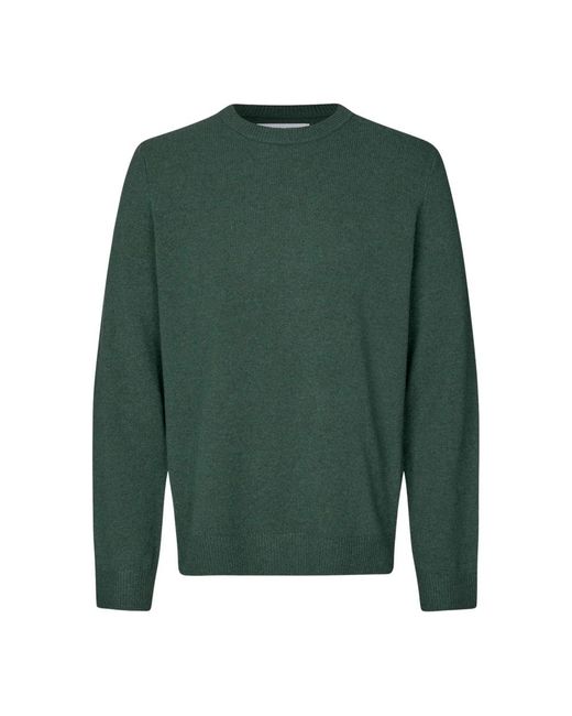 Samsøe & Samsøe Green Round-Neck Knitwear for men
