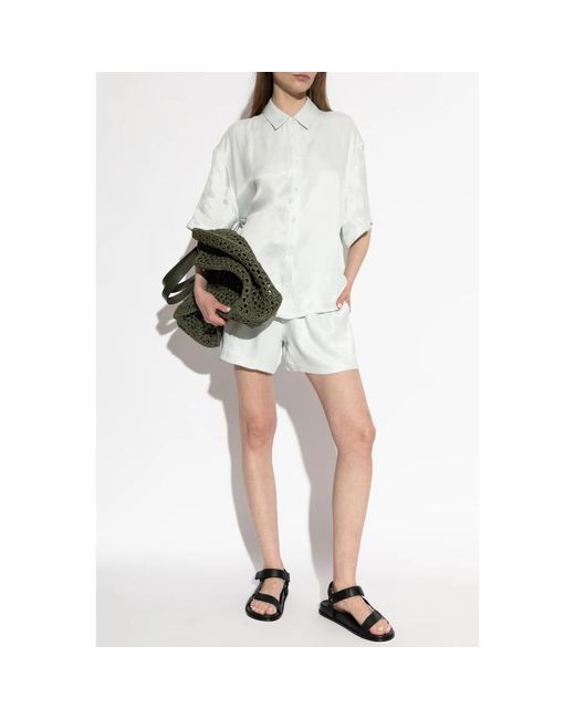 Anine Bing White Casual Shorts