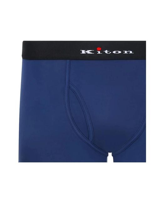 Kiton Blue Bottoms for men