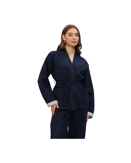 Another Label Blue Alperrine Jacket