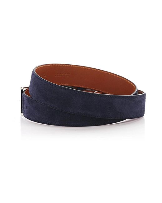 Santoni Blue Belts for men