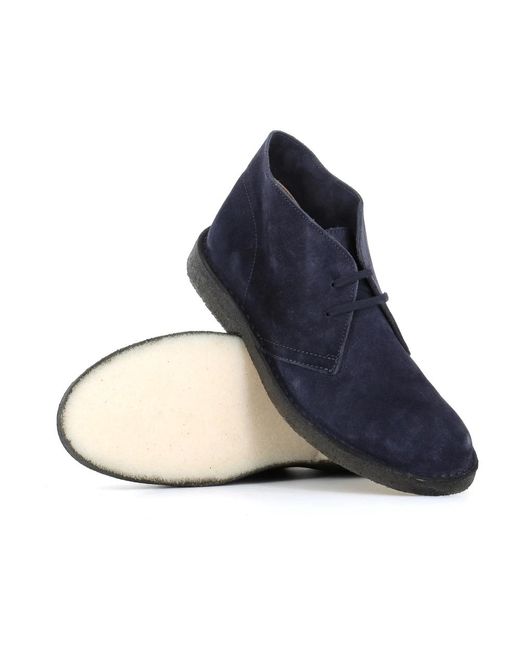 Astorflex Blaue wildlederstiefel in Blue für Herren