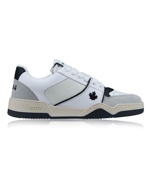 DSquared² Herren Leder Sneaker Mit Schnürung in Blue für Herren
