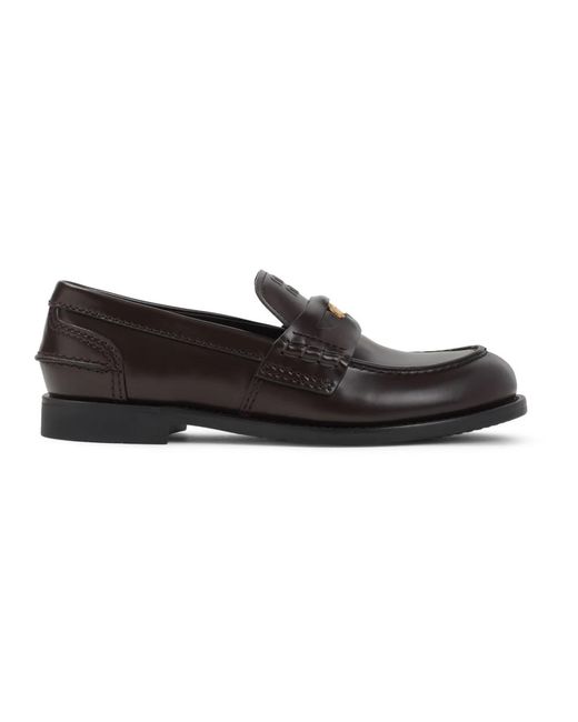 Loafers Miu Miu de color Black