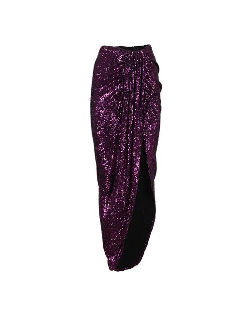 Nervi Purple Maxi Skirts