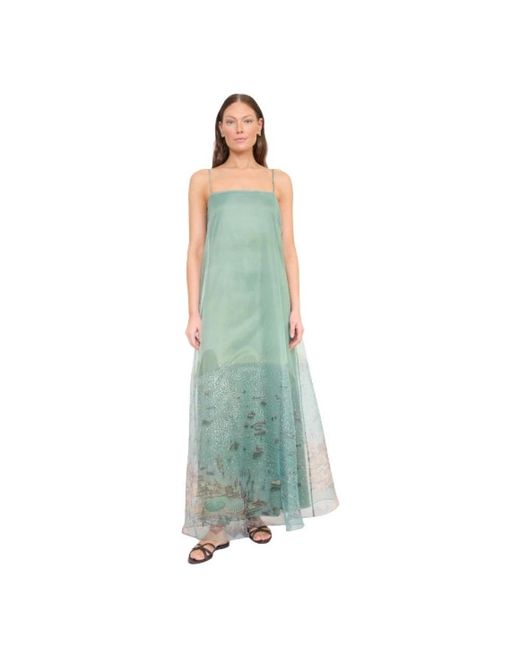 Staud Delfina Jurk in het Green