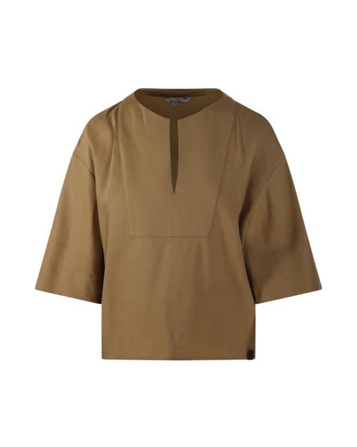Max Mara Natural Blouses
