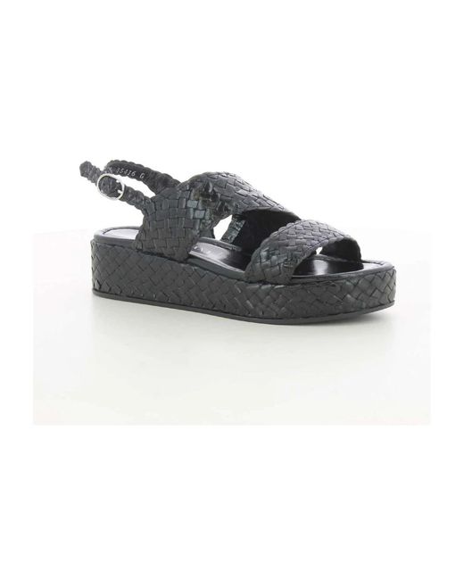 Flat Sandals Pons Quintana de color Black