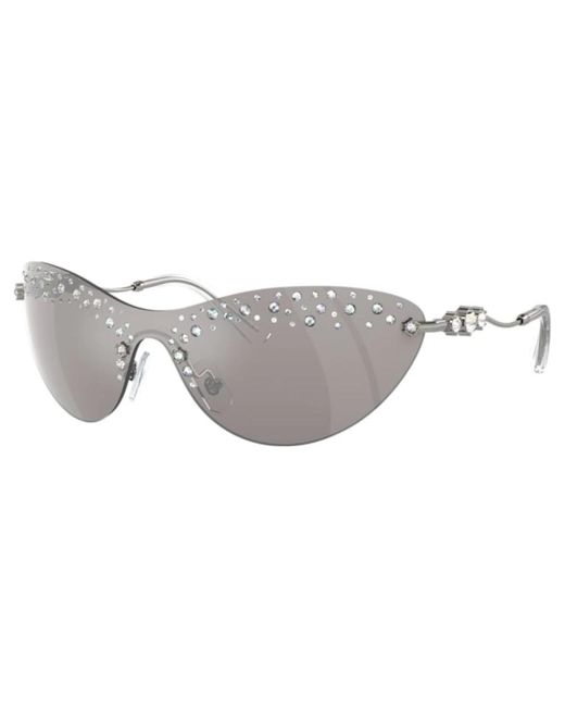 Swarovski Gray Sonnenbrille, maske