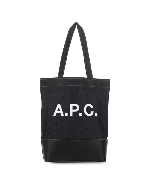 A.P.C. Black Stilvolle borsa tasche,bags
