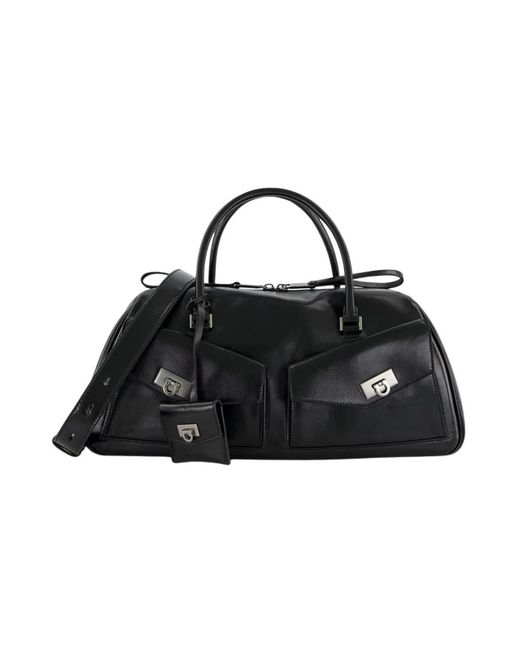 Ferragamo Black Handbags