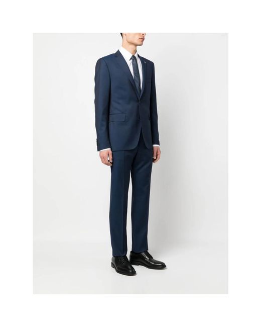 Single Breasted Suits Tagliatore de hombre de color Blue