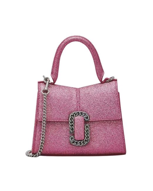 Marc Jacobs Purple Rosa Mini Top Handle Tasche
