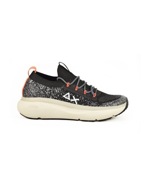 Sun 68 Sneakers in Black für Herren