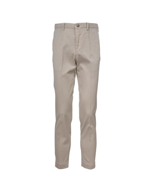 Incotex Gray Slim-Fit Trousers for men