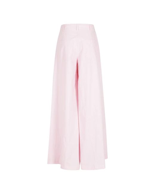 FEDERICA TOSI Pink Wide Trousers