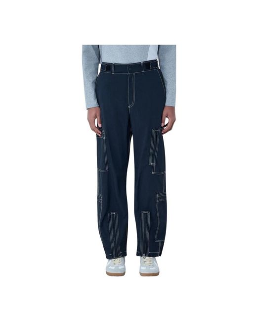Noma T.D Blue Wide Trousers for men