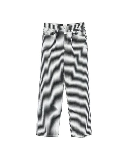 Closed Gray Wide Trousers