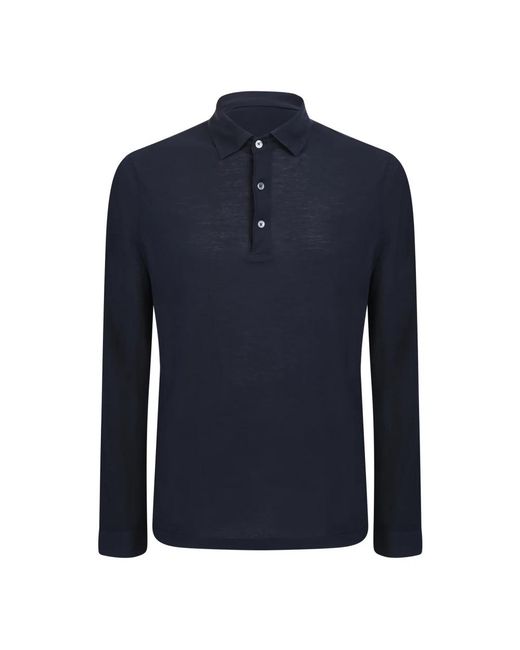 Dell'Oglio Blue Polo Shirts for men
