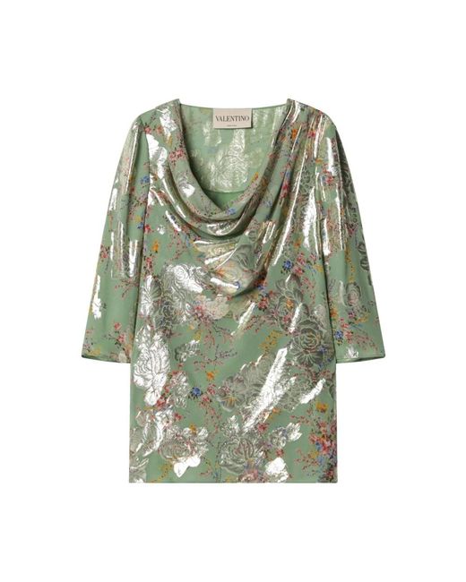 Valentino Garavani Green Blouses