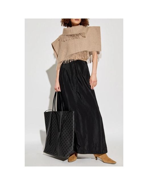 By Malene Birger Jassen ,Wol Korte Poncho 'Turtla' in het Brown