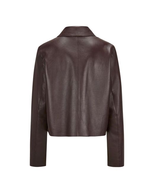 Leather Jackets Milestone de color Brown