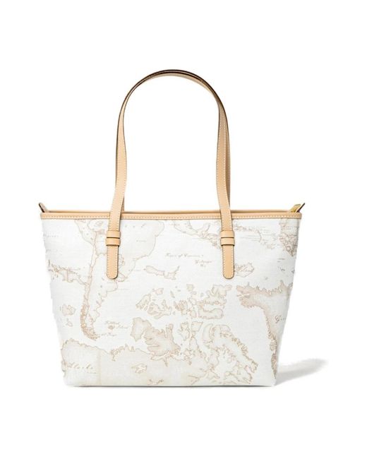 Alviero Martini 1A Classe White Shopping Bags