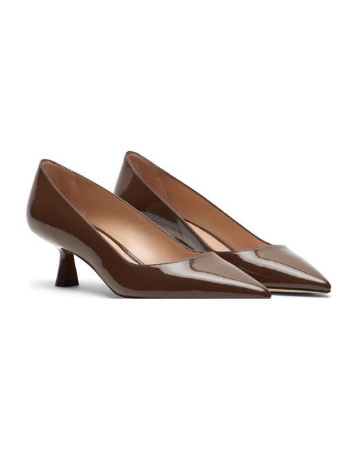 Stuart Weitzman Brown Sculpt 50 Pump