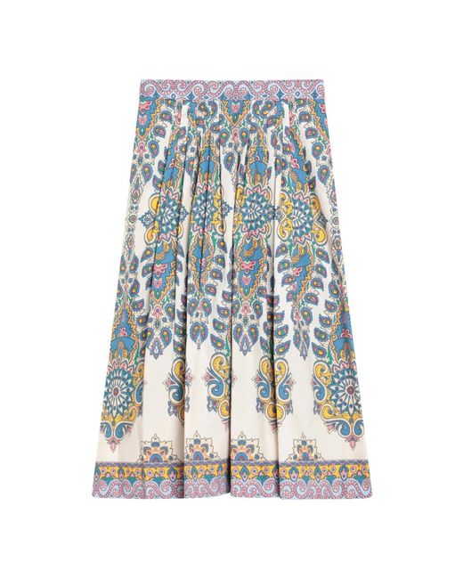 Midi Skirts Etro de color Blue