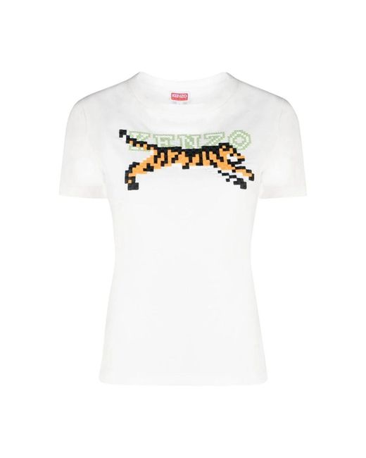 KENZO White T-Shirts
