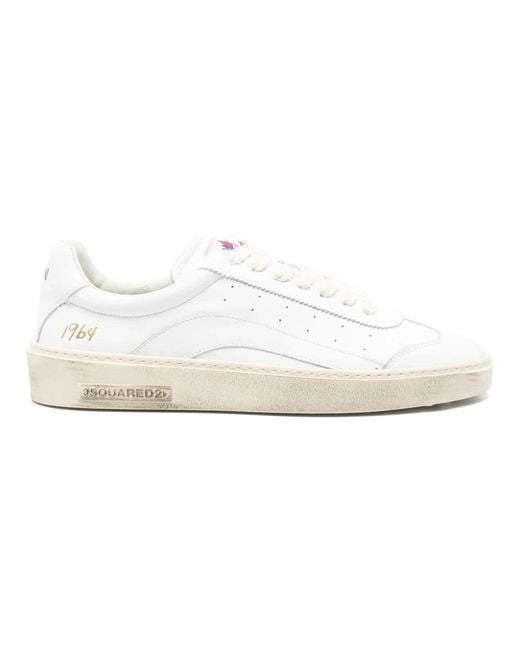 DSquared² White Sneakers for men