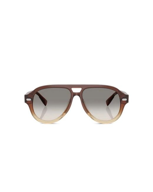 Brunello Cucinelli Brown Sunglasses for men