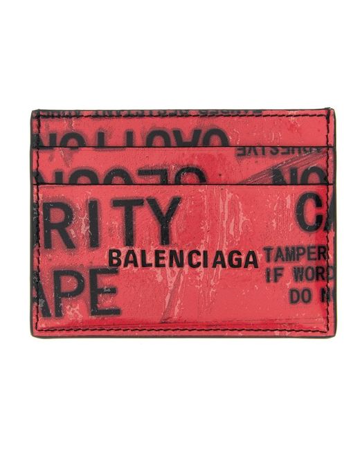 Balenciaga Red Wallets & Cardholders for men