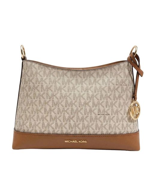 Michael Kors Natural Shoulder Bags