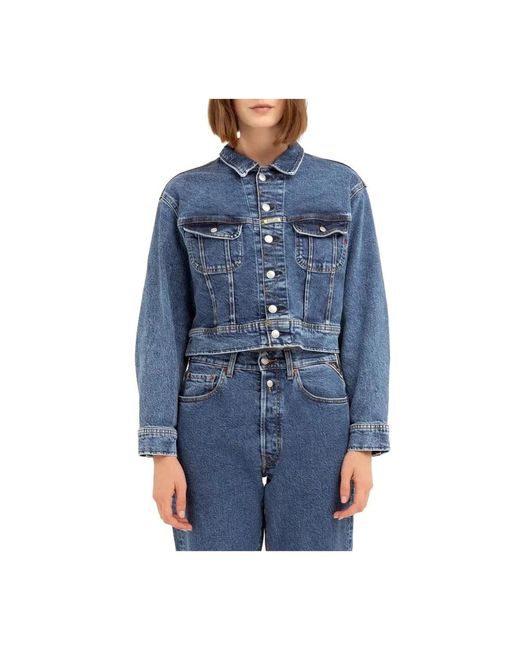 Replay Blue Denim Jackets