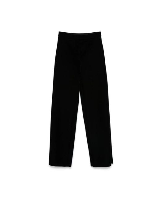 Sportmax Black Straight Trousers