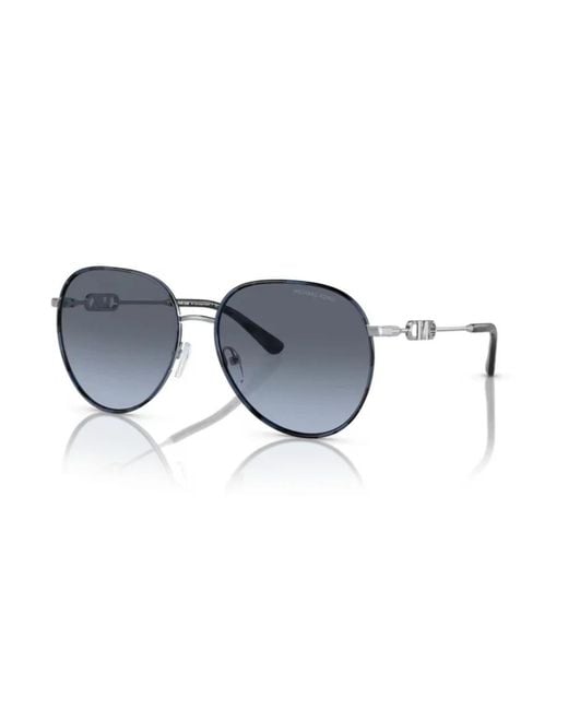 Michael Kors Blue Empire Aviator Sunglasses