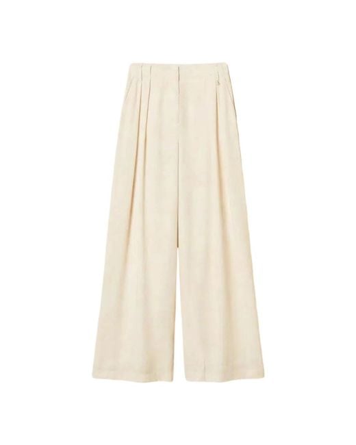 Twinset Natural Wide Trousers