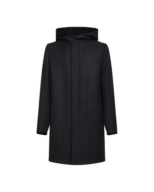 Tagliatore Black Parkas for men