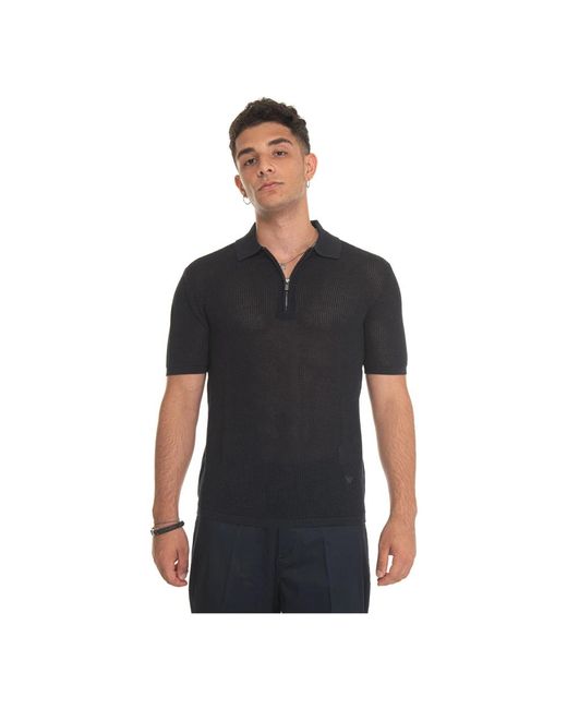 Tops > polo shirts Emporio Armani pour homme en coloris Black