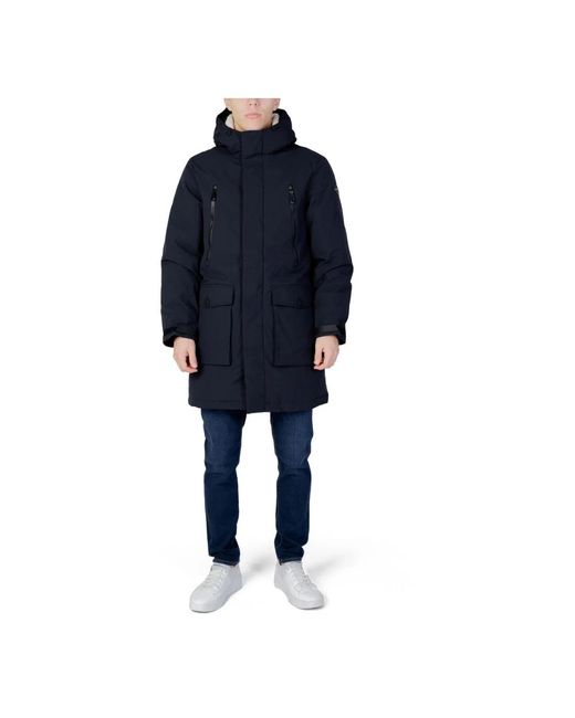 Replay Blue Winter Jackets for men