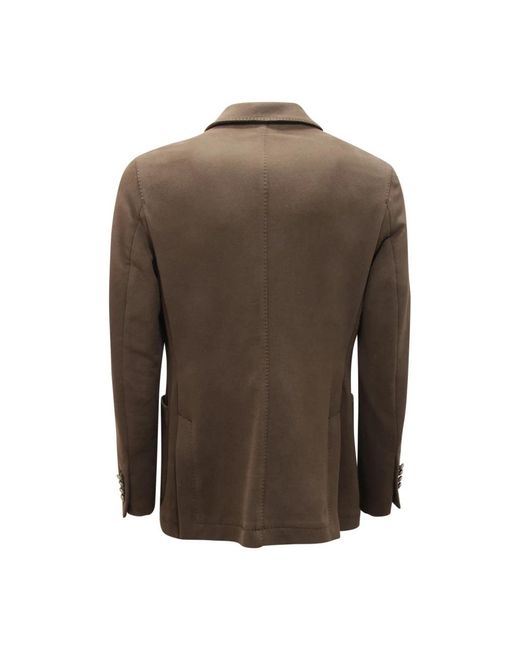 Circolo 1901 Jassen ,Groen ,Double-Breasted Sweat Jacket in het Brown voor heren