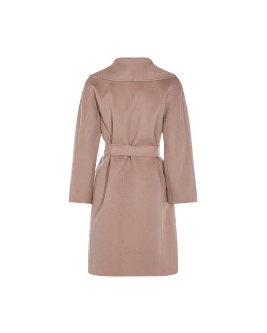 Max Mara Brown Belted Coats