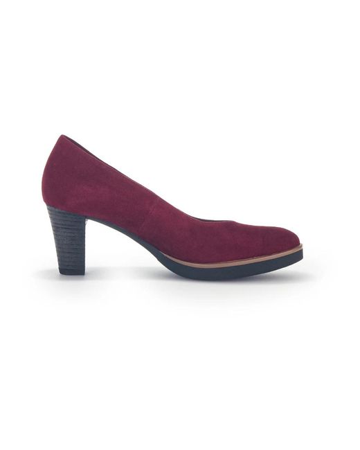Gabor Purple Pumps